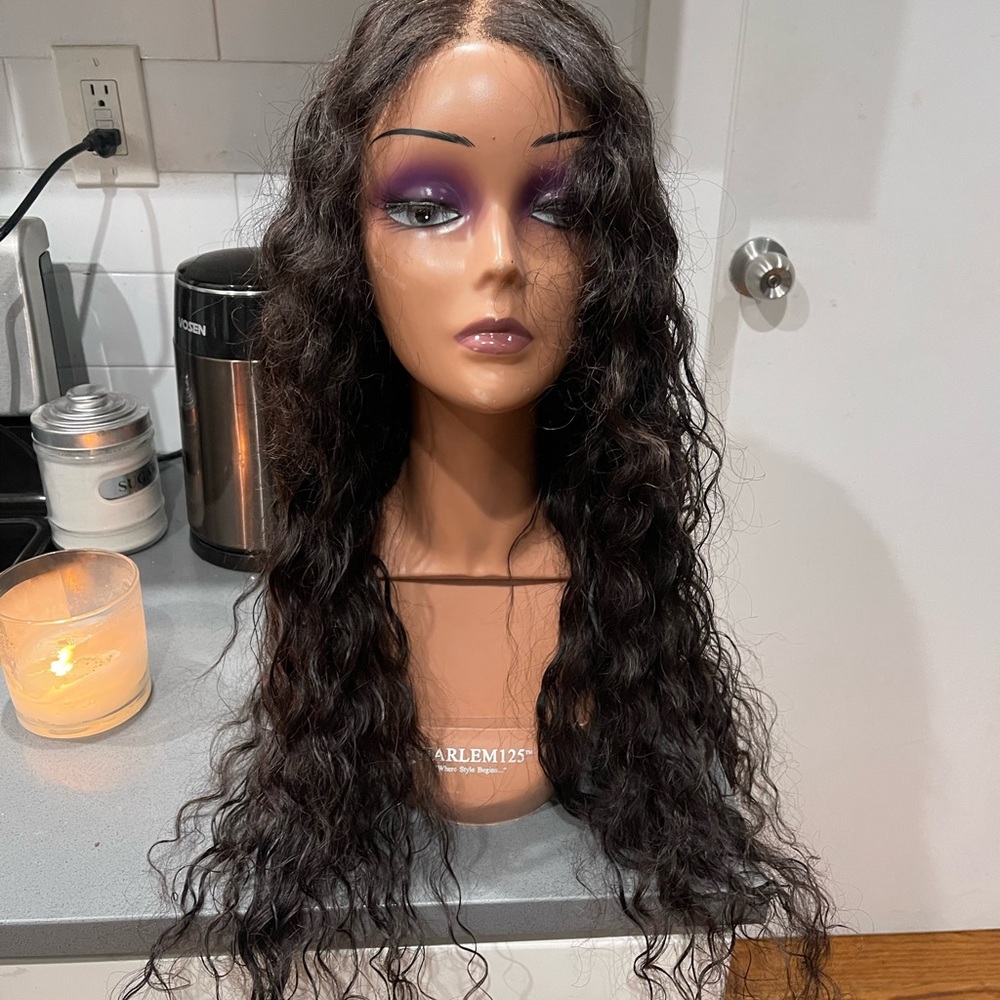 Human hair wig used